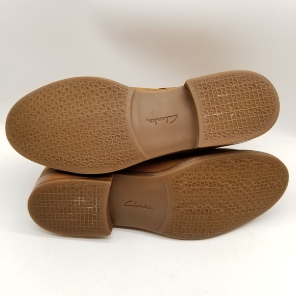 Clarks Men’s Camzin Grace Ankle Booties Size 8.5 D Brown Leather Lace Up - Picture 5 of 6